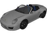 Porsche 911 Speedster (2010) 3D Model preview