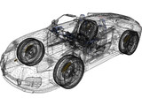 Porsche 911 Speedster (2010) 3D Model