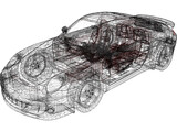 Porsche 911 Turbo (2007) 3D Model