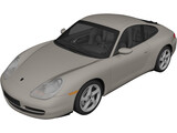 Porsche 911 Carrera (1997) 3D Model preview