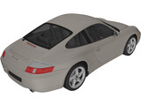 Porsche 911 Carrera (1997) 3D Model