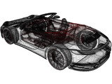 Porsche 911 Carrera Cabriolet (2019) 3D Model