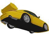 Porsche 911 Carrera Clubsport (1995) 3D Model