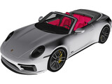 Porsche 911 Carrera GTS Convertible (2022) 3D Model preview