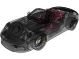 Porsche 911 Carrera GTS Convertible (2022) 3D Model
