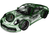 Porsche 911 Carrera S (2019) 3D Model