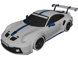 Porsche 911 GT3 Cup (2021) 3D Model preview