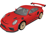 Porsche 911 GT3 RS (2019) 3D Model preview