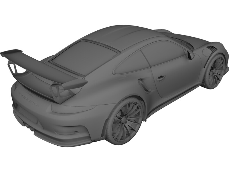 Porsche 911 GT3 RS (2016) 3D Model