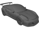 Porsche 911 GT3 RS (2016) 3D Model