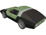 Porsche 911 HLS (1967) 3D Model