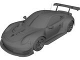 Porsche 911 RSR 3D Model preview