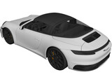 Porsche 911 Targa (2019) 3D Model preview