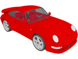 Porsche 911 Turbo (1995) 3D Model