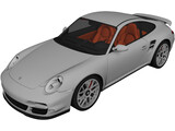 Porsche 911 Turbo (2010) 3D Model preview