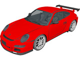 Porsche 911 GT3 RS 3D Model preview