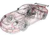 Porsche 911 GT3 RS 3D Model