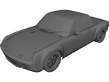 Porsche 914/6 3D Model preview