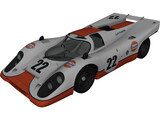 Porsche 917K (1969) 3D Model preview