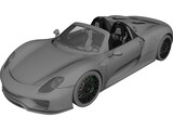 Porsche 918 Spyder (2014) 3D Model preview