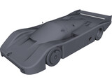 Porsche 962 3D Model preview