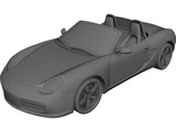 Porsche Boxster (2004) 3D Model preview