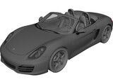 Porsche Boxster (2012) 3D Model preview