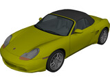 Porsche Boxster S (2002) 3D Model preview