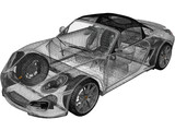 Porsche Boxster Spyder (2011) 3D Model