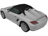 Porsche Boxster Spyder (2011) 3D Model