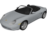 Porsche Boxster (1997) 3D Model preview