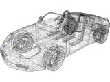 Porsche Boxster (1997) 3D Model