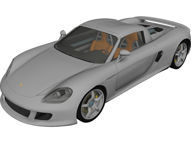 Porsche Carrera GT (2003) 3D Model