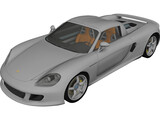 Porsche Carrera GT (2003) 3D Model preview