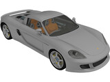 Porsche Carrera GT (2003) 3D Model
