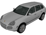 Porsche Cayenne S (2003) 3D Model preview