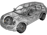 Porsche Cayenne S (2003) 3D Model