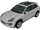 Porsche Cayenne S Hybrid (2010) 3D Model preview