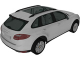 Porsche Cayenne S Hybrid (2010) 3D Model