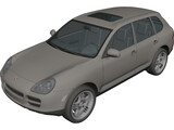 Porsche Cayenne S (2004) 3D Model preview