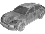 Porsche Cayenne Turbo Coupe (2019) 3D Model