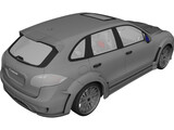 Porsche Cayenne Turbo Hamann (2010) 3D Model preview