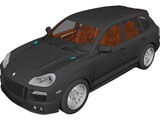 Porsche Cayenne Turbo S (2009) 3D Model preview