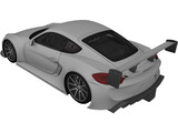 Porsche Cayman Concept SuperSport 3D Model