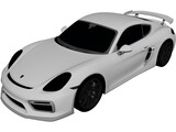 Porsche Cayman GT4 (2015) 3D Model preview