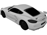 Porsche Cayman GT4 (2015) 3D Model