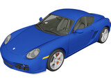Porsche Cayman S 3D Model preview