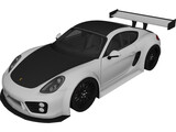 Porsche Cayman S (Tuning) 3D Model preview