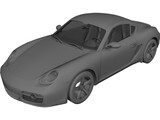 Porsche Cayman S 3D Model preview