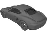 Porsche Cayman S 3D Model
